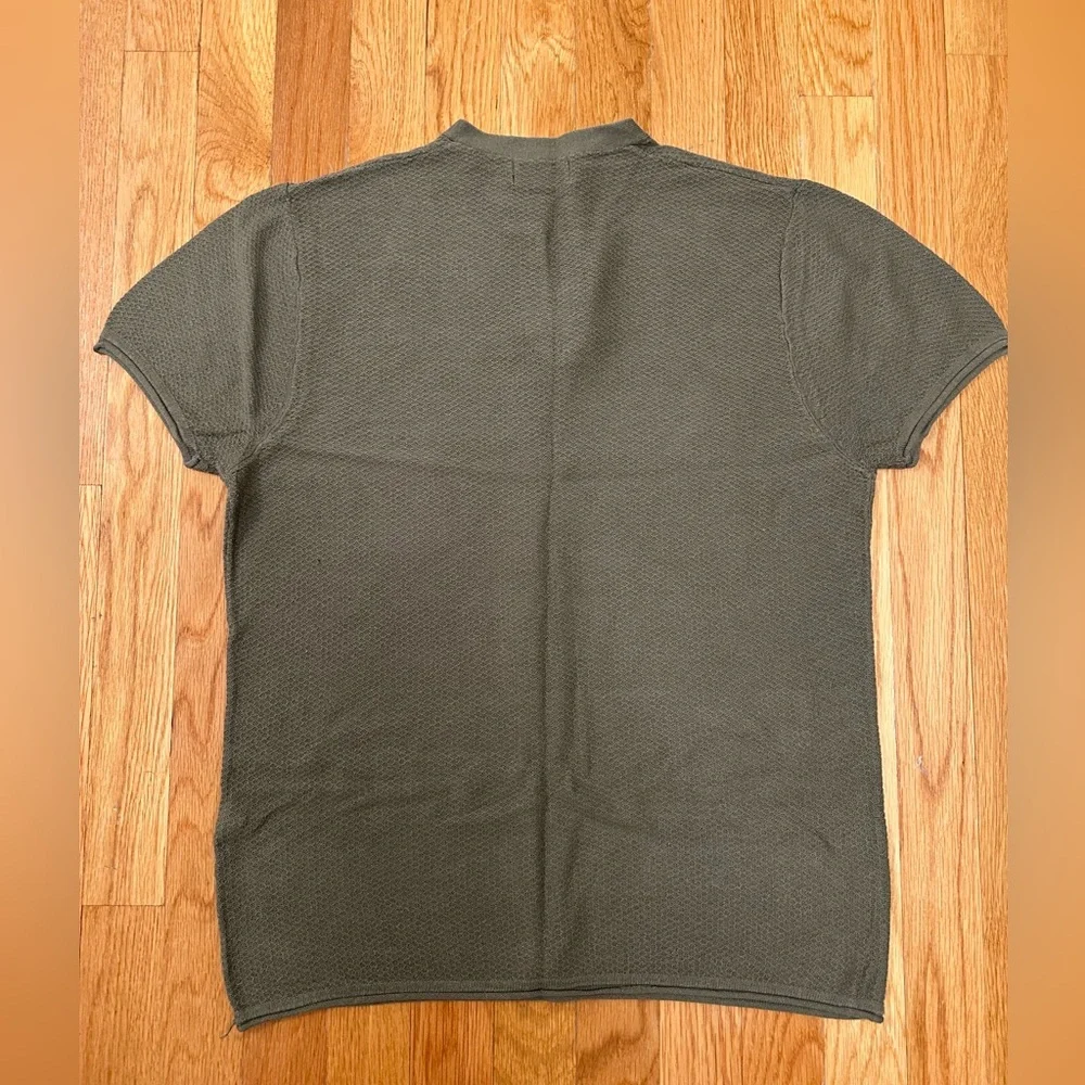Zara Summer Green Short Sleeve Shirt - Picture 4 of 4